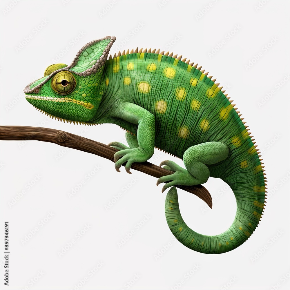 Obraz premium chameleon on a branch