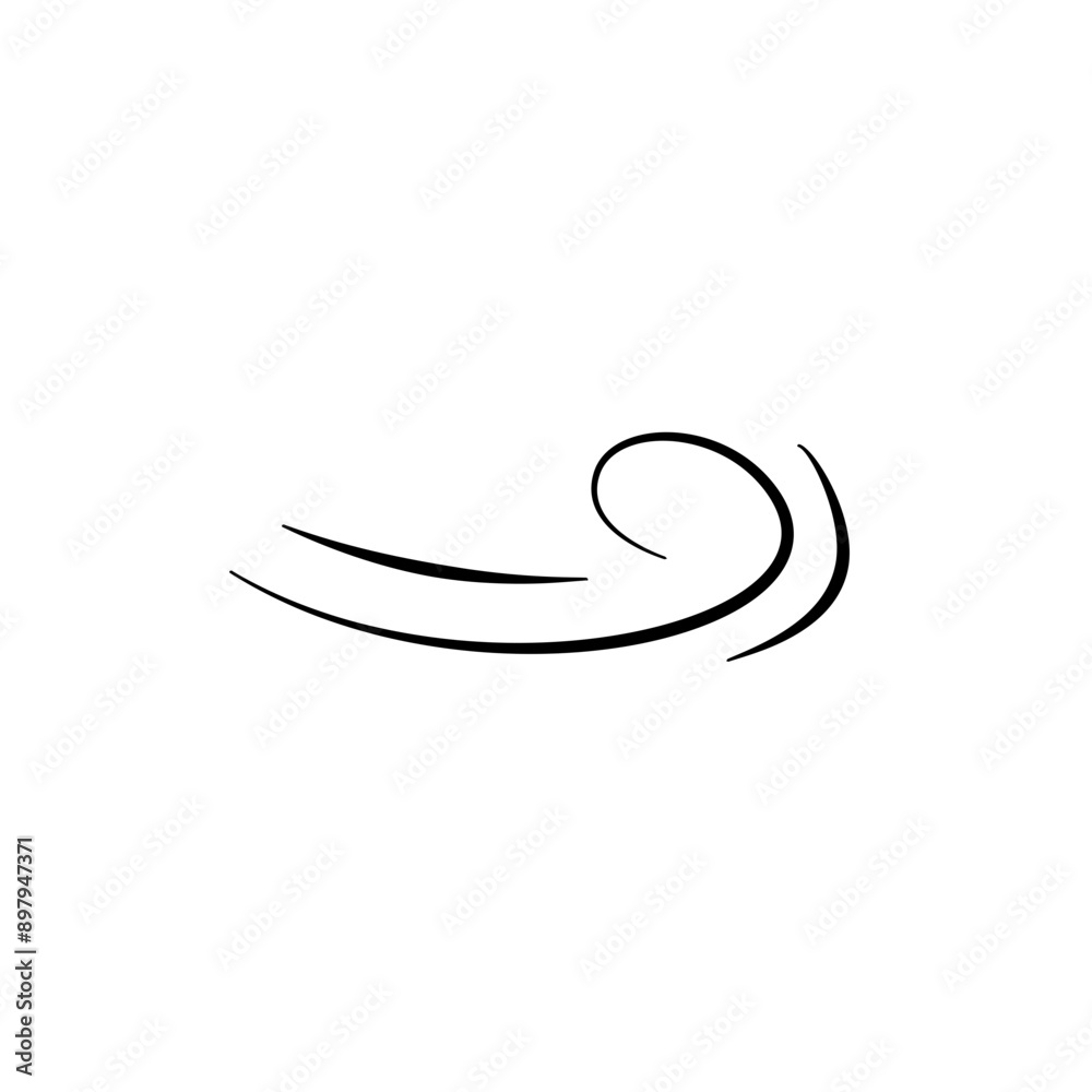 Hand drawn doodle wind motion, air blow, swirl elements. Sketch drawn air blow motion, smoke flow art, abstract line. Hand drawn doodle wind motion, air blow, swirl elements. Sketch drawn air blow motion, smoke flow art, abstract line.