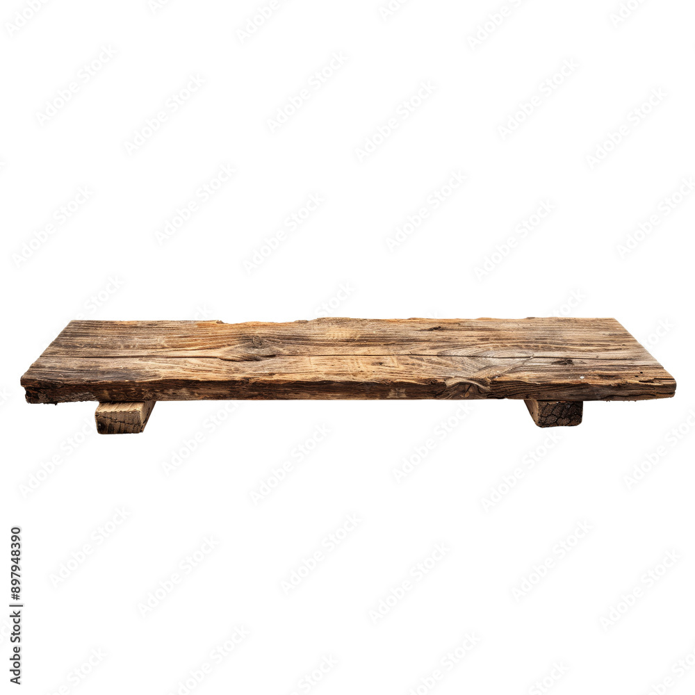 Rustic wooden tabletop on blocks, perfect for food photography, kitchen scenes, and rustic home decor design projects. Rustic wooden tabletop on blocks, perfect for food photography, kitchen scenes, and rustic home decor design projects.