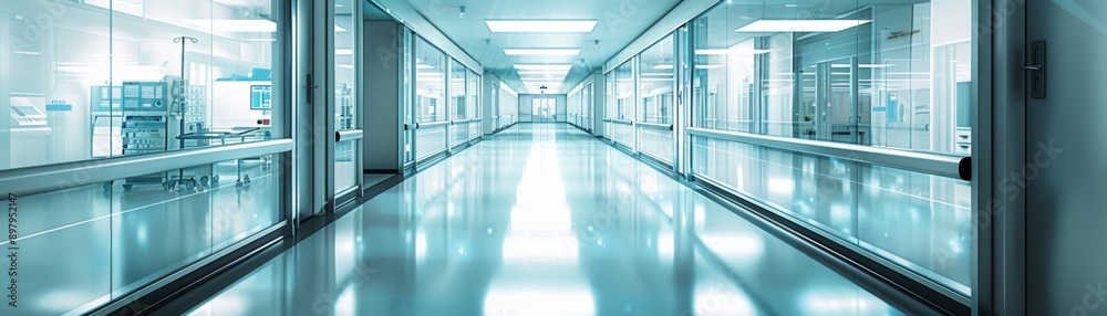 State-of-the-Art Advanced Life Support Unit in Modern Hospital Setting State-of-the-Art Advanced Life Support Unit in Modern Hospital Setting