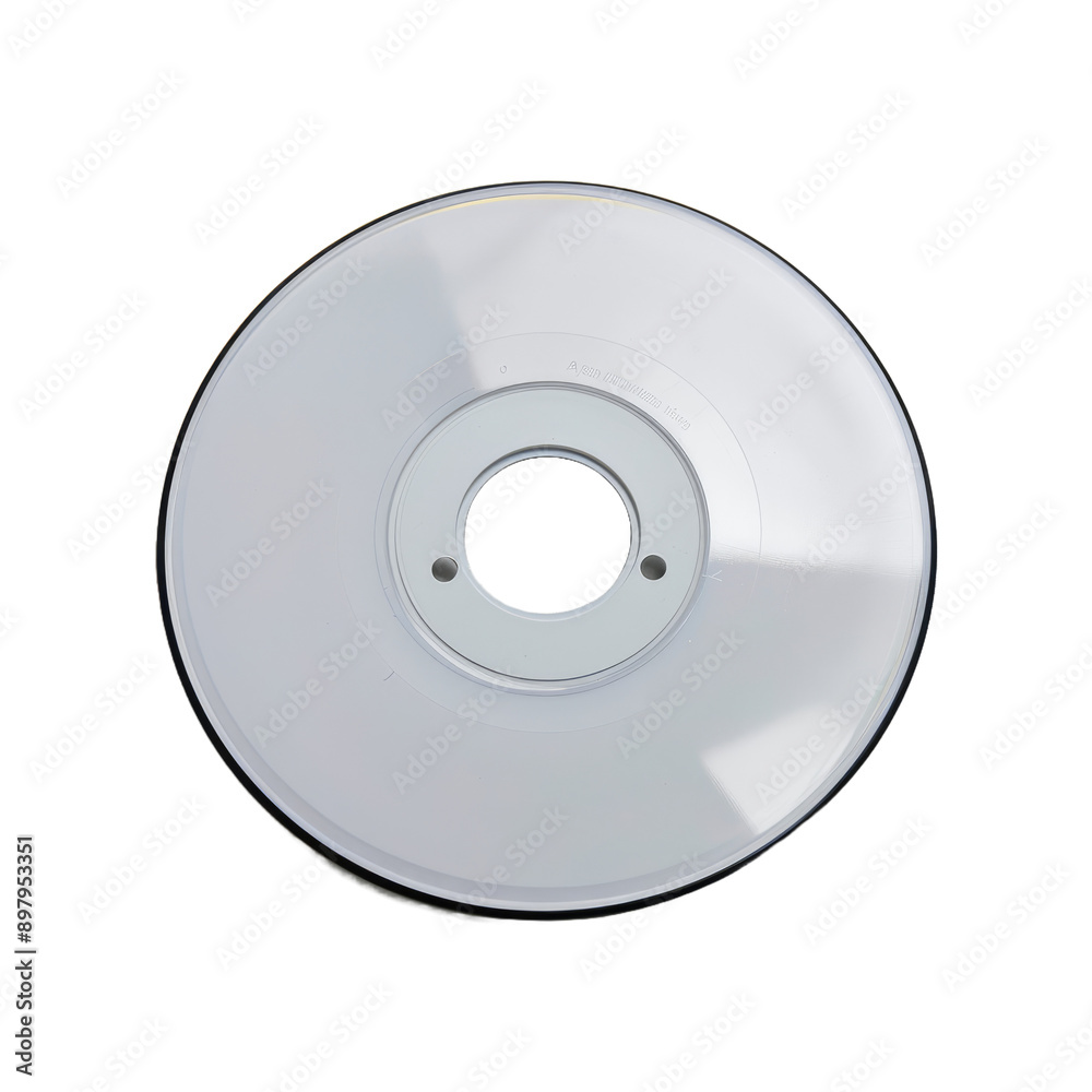 Realistic white cd template mockup, Cutout on white background Realistic white cd template mockup, Cutout on white background