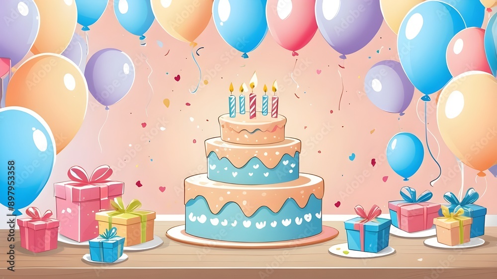 birthday cake with candles birthday cake with candles