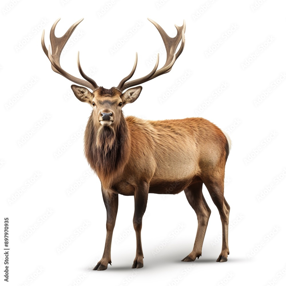 deer isolated on white deer isolated on white