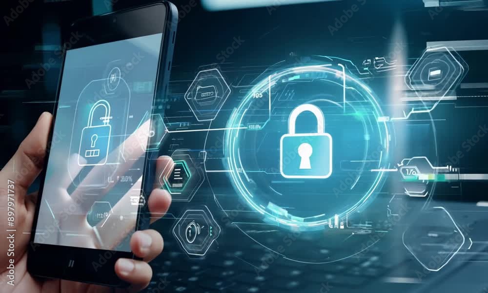The implementation of cybersecurity measures includes the use of privacy security and data encryption systems on mobile phones and laptop computers to guarantee secure internet access
