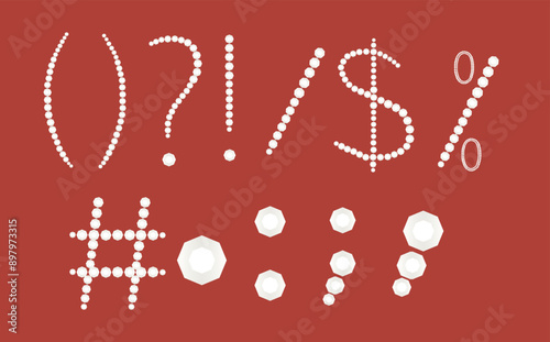 Pearl font, Punctuation marks 