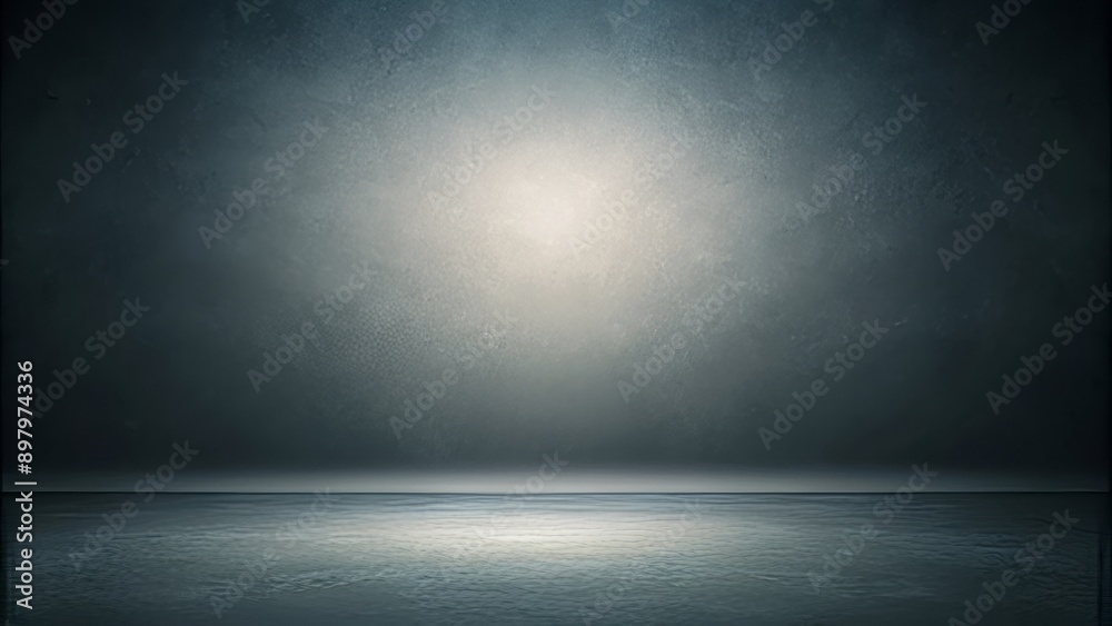 Moody dark gray abstract background featuring a gradient of light to dark tones, empty space, and transparent base, perfect for artistic projects and designs. Moody dark gray abstract background featuring a gradient of light to dark tones, empty space, and transparent base, perfect for artistic projects and designs.