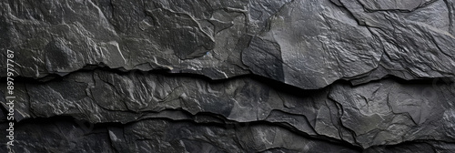Old black wall background. Created with Ai