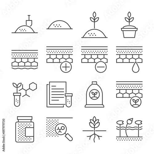 Soil Ground Icon - Geology icon