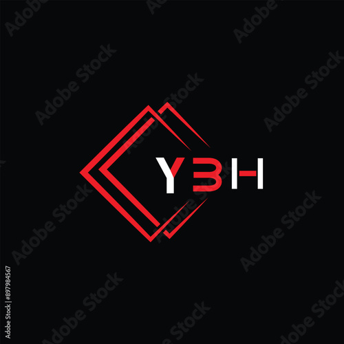 YBH letter creative modern elegant logo design