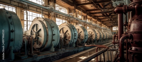 Industrial Machinery in an Abandoned Factory