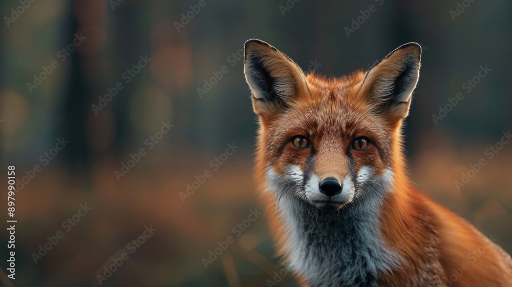 Fototapeta premium Realistic gentle creature with soft fur, detailed and lifelike, Warm colors, High resolution, Photorealistic, Captivating and serene expression 8K , high-resolution, ultra HD,up32K HD
