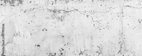 Peeling paint on old concrete wall for urban art photography background texture in black and white