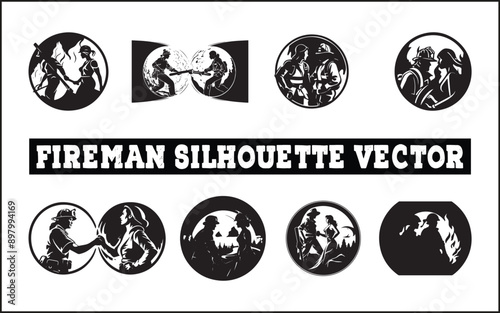 Fireman gesture silhouette. Good use for symbol, logo, web icon, mascot, sign, or any design you want. accident, emblem, emergency, firefighters, extinguishing, emergency exit, lifestyles, protective