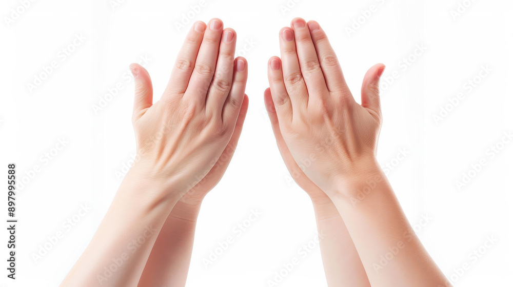 Vibrant image of applause with hands on a white backdrop. Vibrant image of applause with hands on a white backdrop.