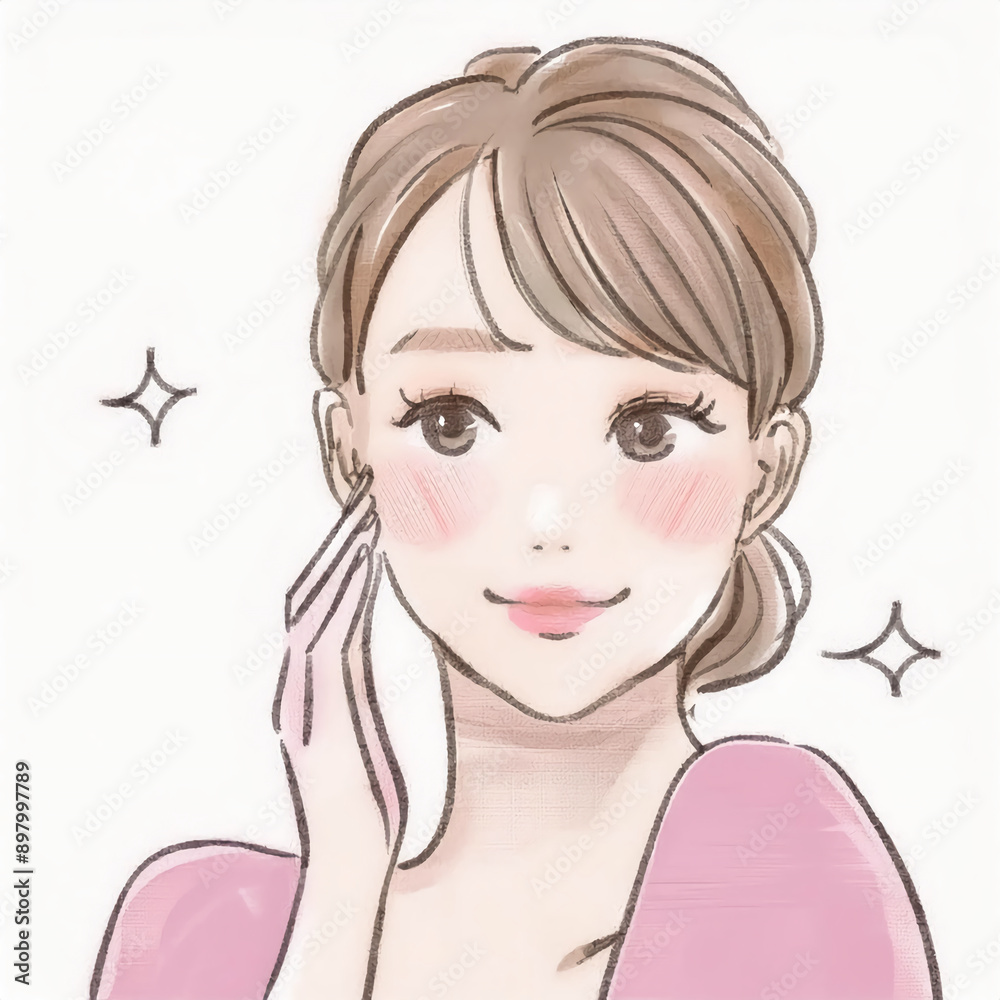 女性・女の子のイラスト素材 女性・女の子のイラスト素材