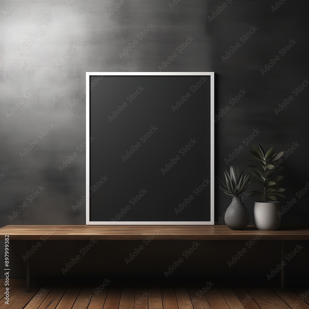 empty room with blackboard empty room with blackboard
