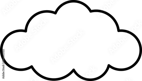 Simple Cloud Outline