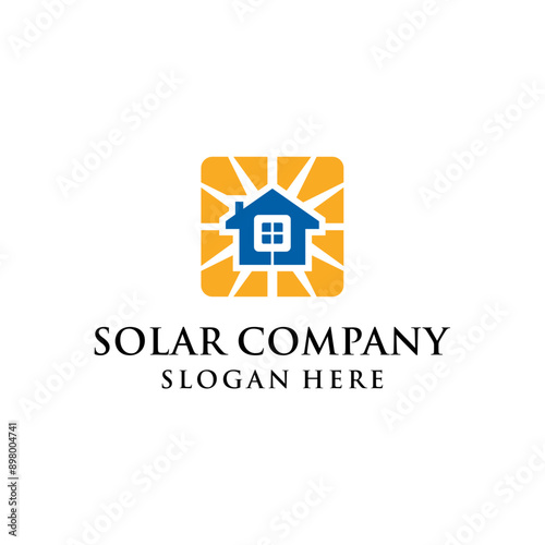 A VERY SIMPLE AND MODERN SOLAR POWER COMPANY CONCEPT