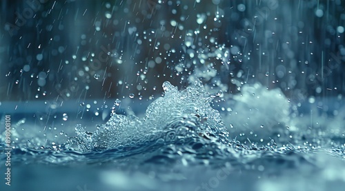 water drops on the window