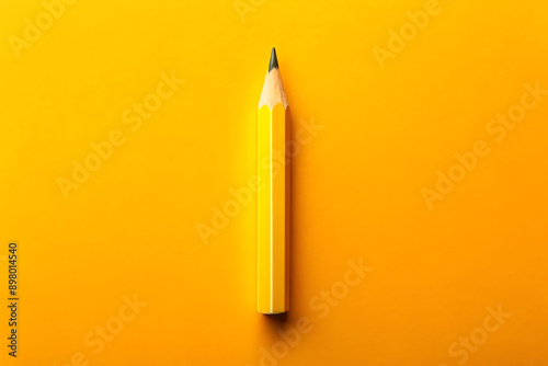 Yellow pencil on backgrounds