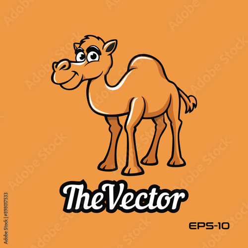 Wallpaper Mural Cute Camel logo, vector, mascot, character, illustration Torontodigital.ca