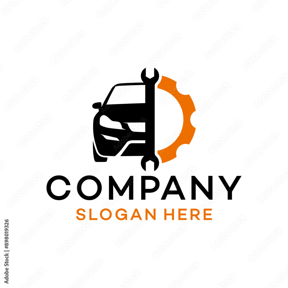 Autoparts in gear, auto piston, spark plug and wrench, logo design. Automotive parts, automobile detail and repairing car Autoparts in gear, auto piston, spark plug and wrench, logo design. Automotive parts, automobile detail and repairing car