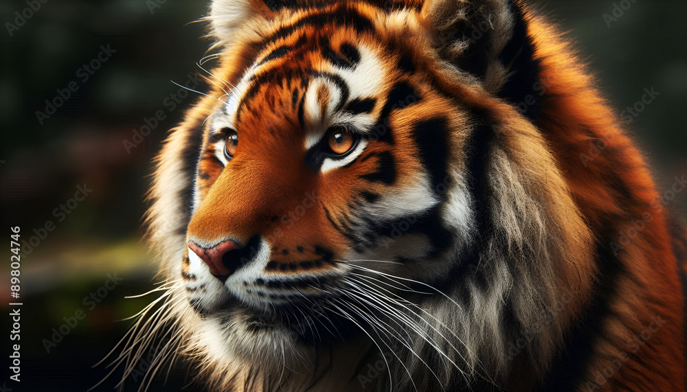 portrait of a tiger portrait of a tiger