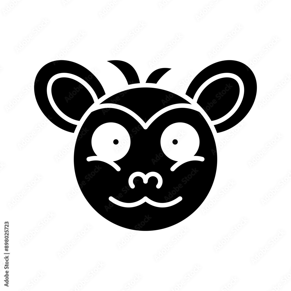 Monkey emoji icon Monkey emoji icon