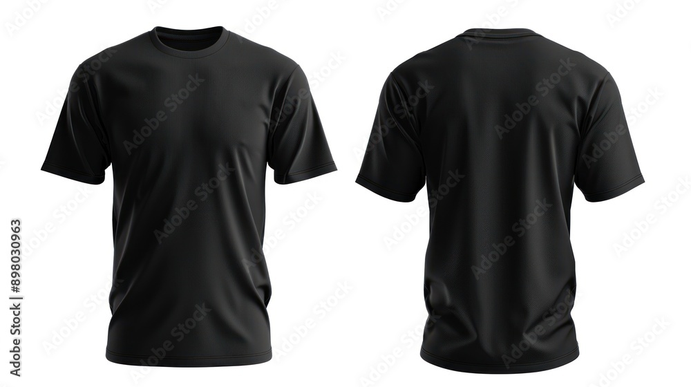 Blank Black T-Shirt Mockup Blank Black T-Shirt Mockup