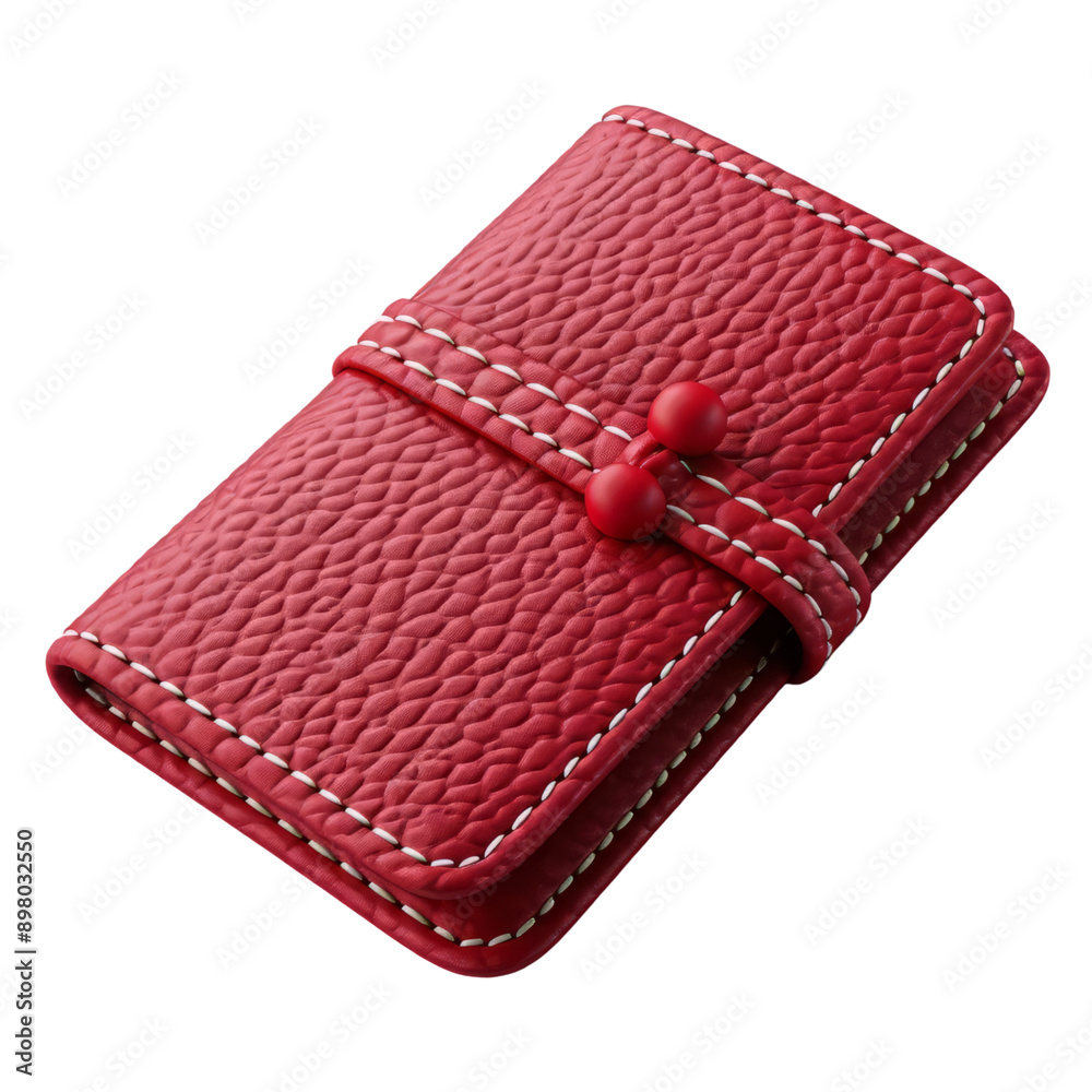 Stylish red wallet with a textured finish, perfect for storing cards and cash. A modern accessory that adds elegance. Stylish red wallet with a textured finish, perfect for storing cards and cash. A modern accessory that adds elegance.