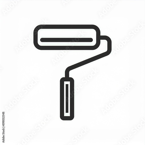 wall paint roller icon