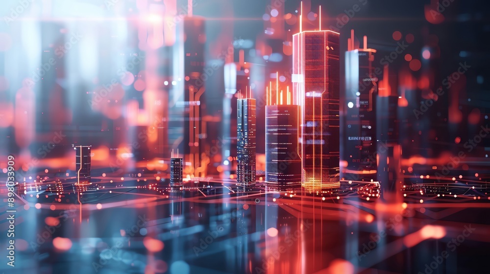 concept Lack of Bankruptcy with AI technology, geometric shapes, copy space for text, realistic photo high detailed concept Lack of Bankruptcy with AI technology, geometric shapes, copy space for text, realistic photo high detailed