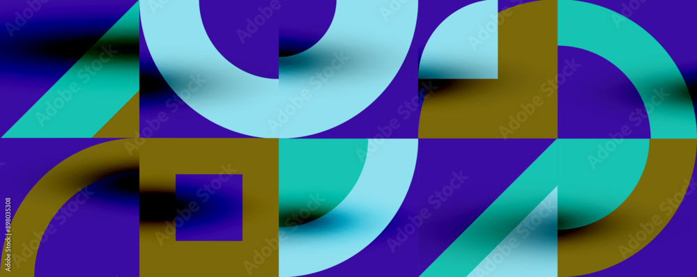 Neo memphis geometric pattern with circles, squares. Pop art abstract background for covers, banners, flyers and posters and other templates Neo memphis geometric pattern with circles, squares. Pop art abstract background for covers, banners, flyers and posters and other templates