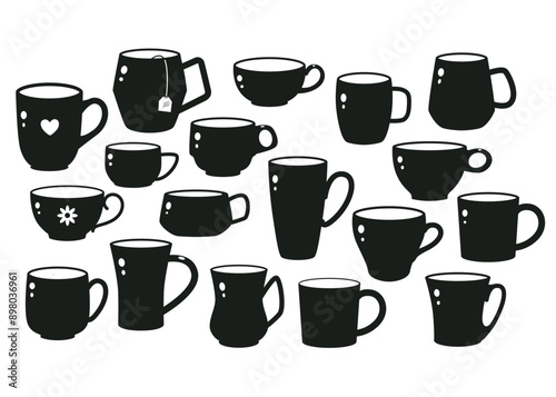 Tea or Coffee cup silhouette