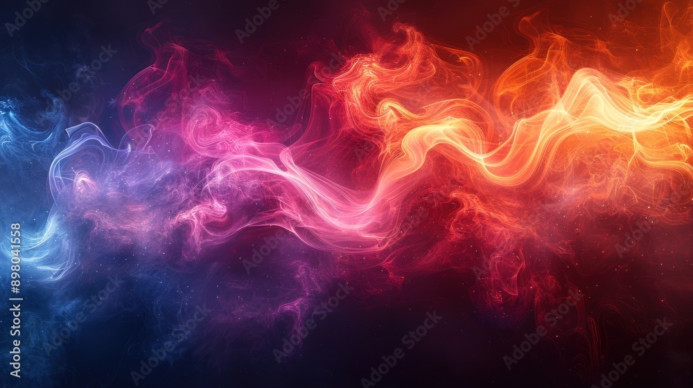 Abstract Smoke Art