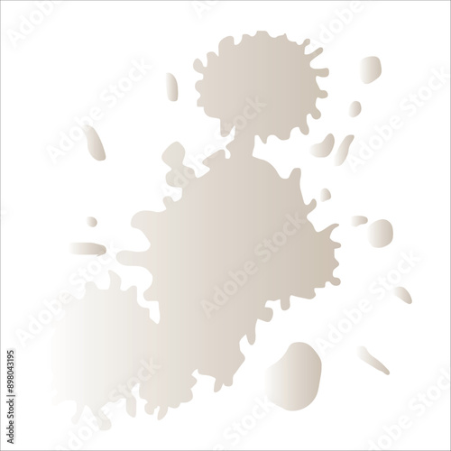 Paint gradient pigment spray splash stain illustration spots