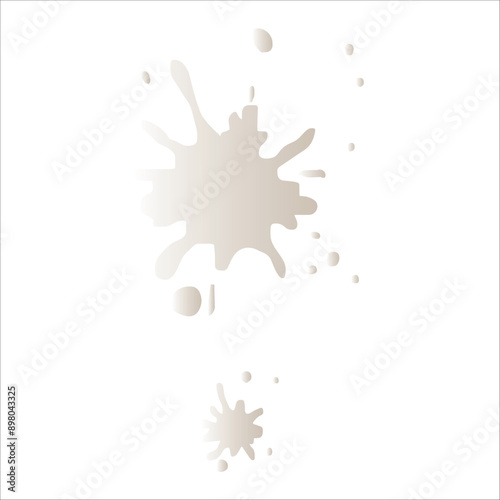 Paint gradient pigment spray splash stain illustration spots