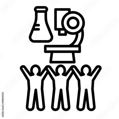 Icon that represent research that is interesting to others.