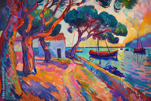 Fauvism art background photo