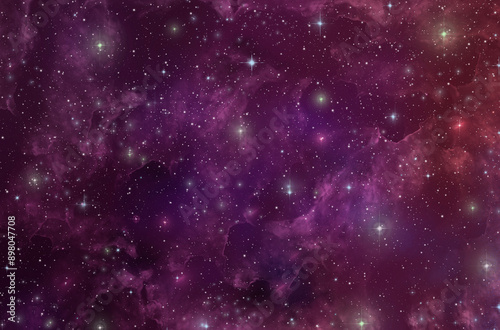 A space of the galaxy atmosphere with stars at dark background.	