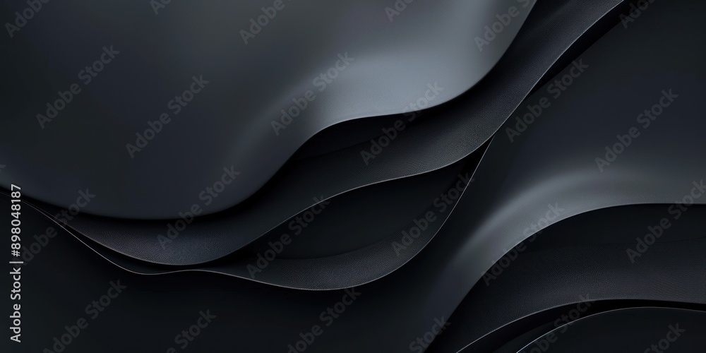 Abstract Dark Grey Waves Background Abstract Dark Grey Waves Background