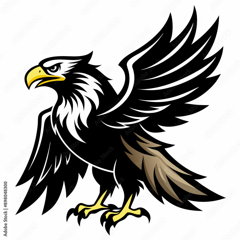 Fototapeta premium eagle in a background