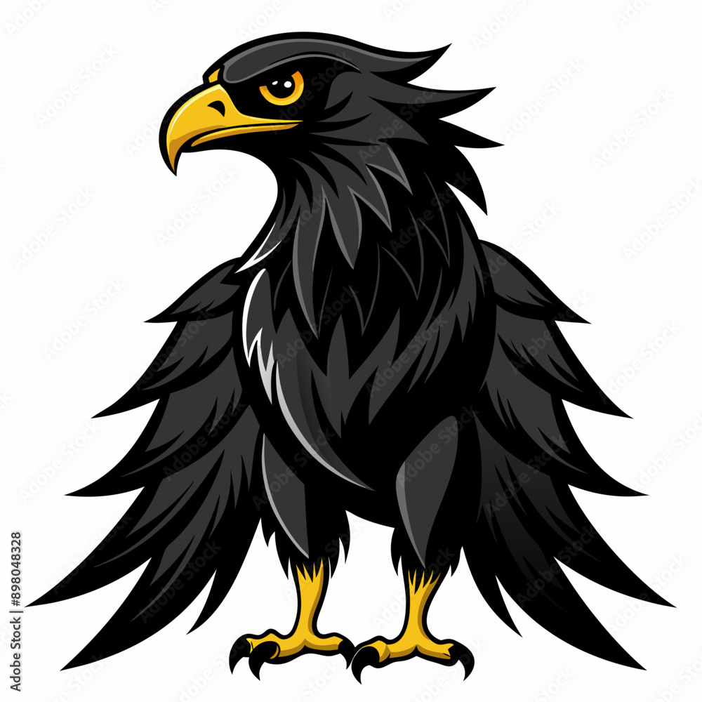 Obraz premium bald eagle isolated on white