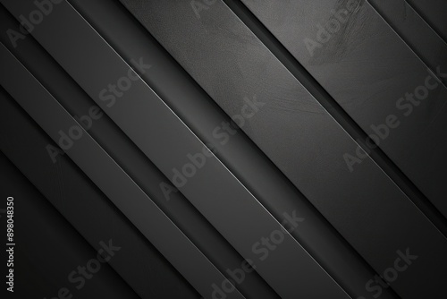 Abstract Black Striped Diagonal Design