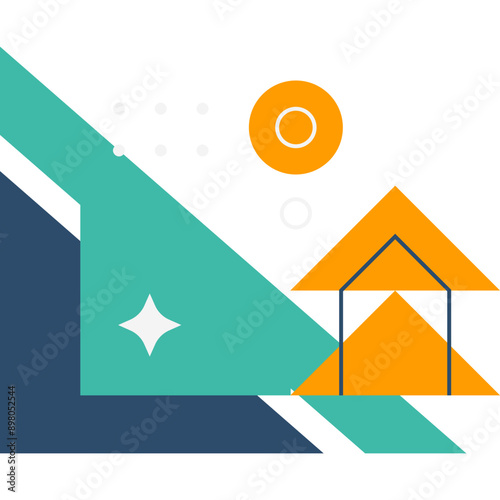 Free Download Geometric Corner Shape - GFXLoad