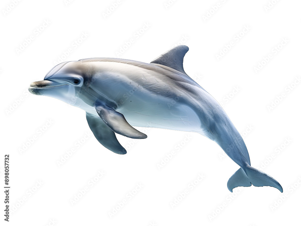Dolphin swimming isolated on transparent background Dolphin swimming isolated on transparent background