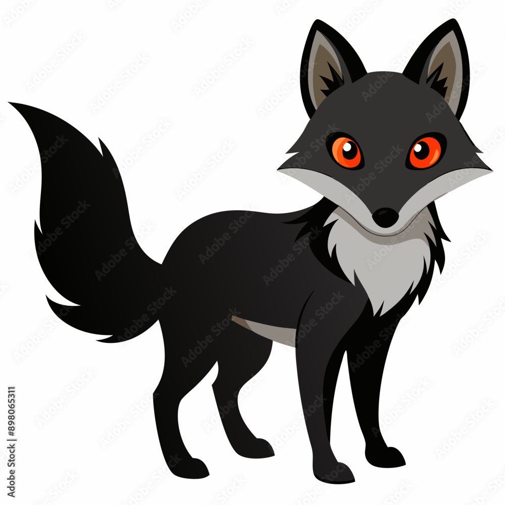 Obraz premium wolf vector