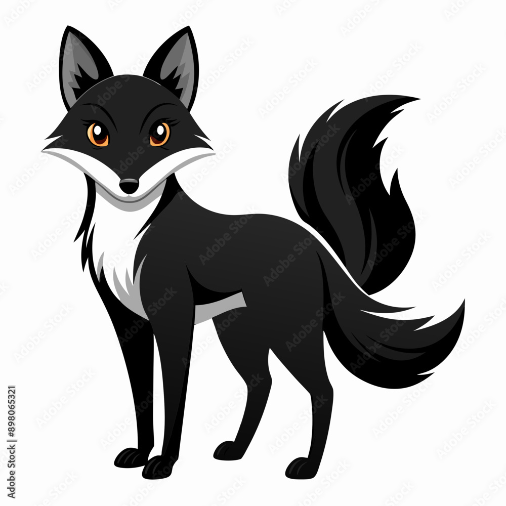 Obraz premium wolf vector