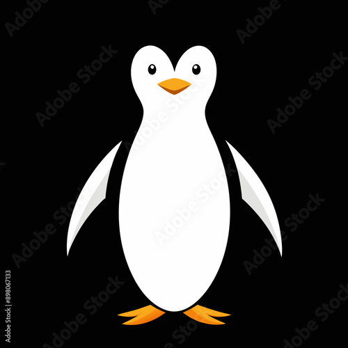 penguin on a white background