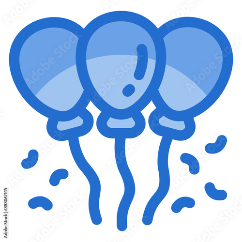 Balloons Icon For Design Element